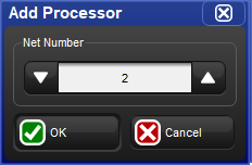 The Add Processor dialog