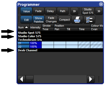 Annotated screenshot of Aggregated Spreadsheet With Collapsed Rows