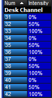 screenshot of Fixtures Fanned in Segments of Three