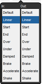 The list of paths displayed when editing in a spreadsheet