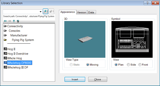 Configuring WYSIWYG, step 2 - adding a DP device