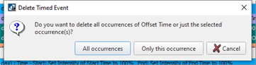 Delete Timed Event Dialog