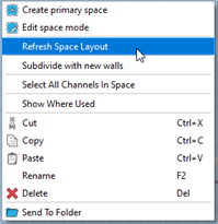 Refresh Space Layout Context Menu