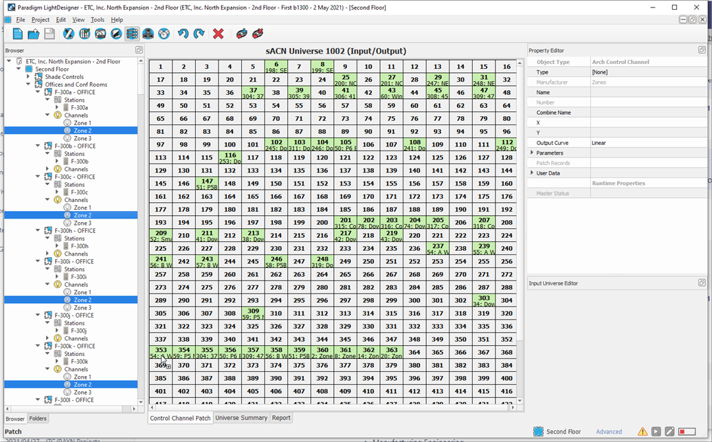 Control Channel Patch Selection Order