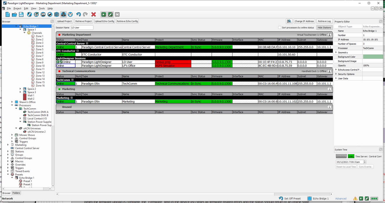 Network View, Hide Stations