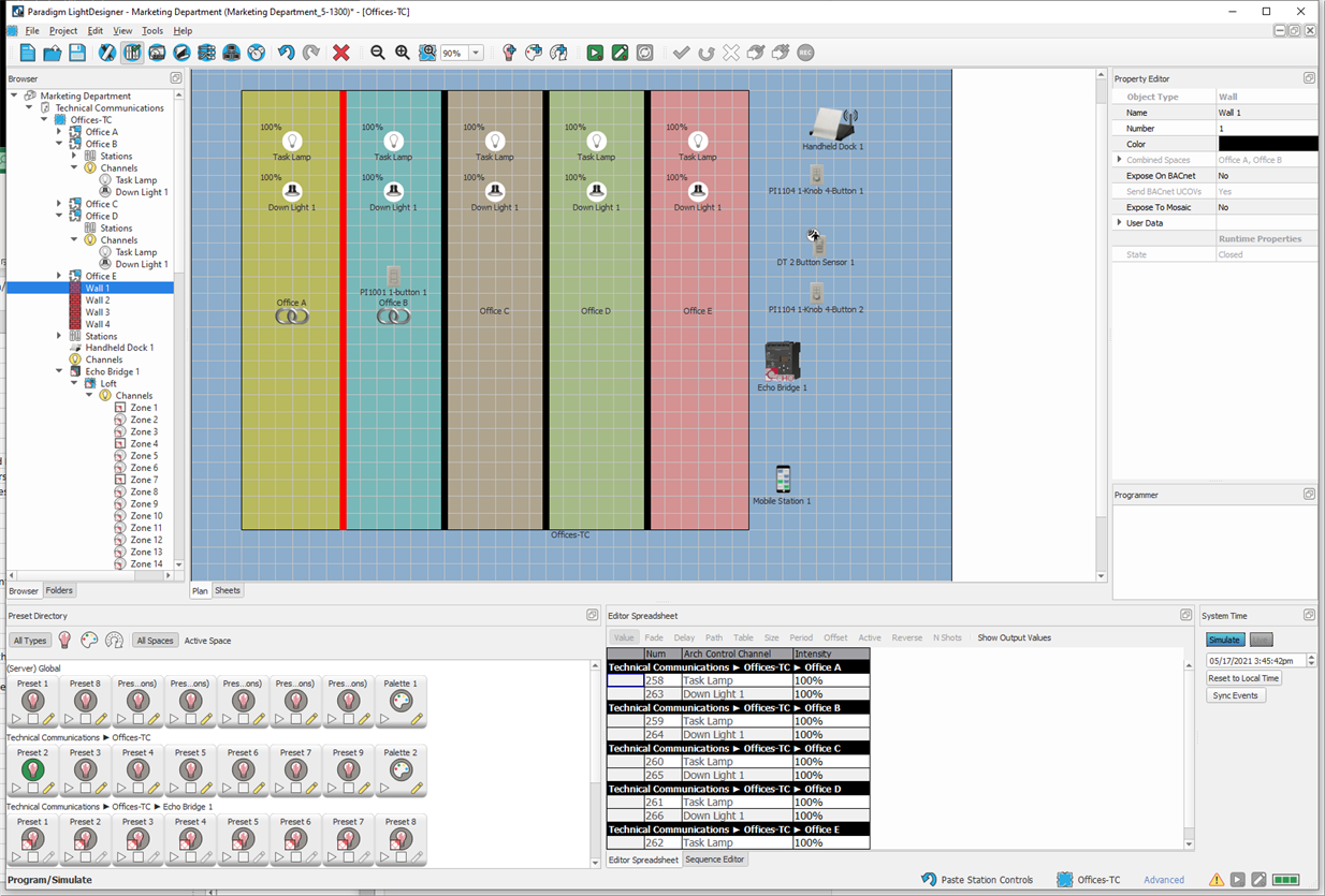 Program Simulate View