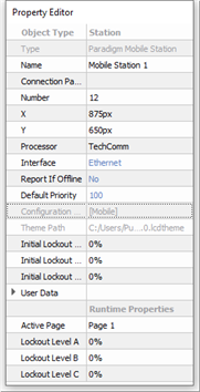 Paraigm Mobile Station Properties
