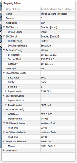 Processor Properties