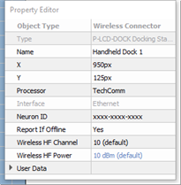 Docking Station Property Editor