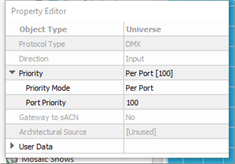 DMX Universe Properties