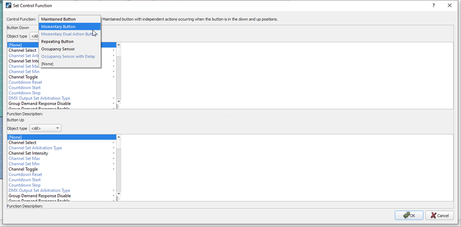 Set Control Function