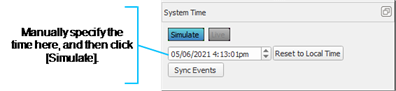 Timed Events, System Time in Live Control