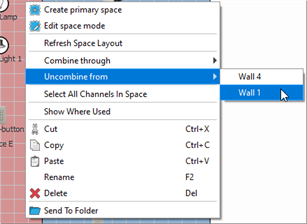 Program/Simulate, Uncombine Wall From Context Menu 